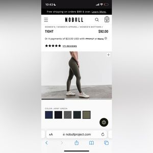 NWOT NOBULL leggings